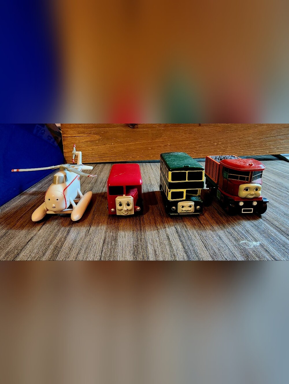 TrackMaster Motorized Vehicle Lot Bertie Bus Harold Helicopter Elizabeth Bulgy